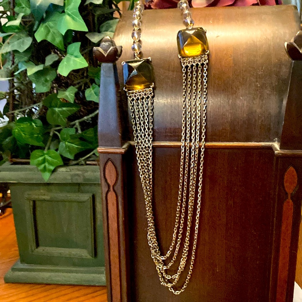 Ann Taylor Chunky Stone Necklace